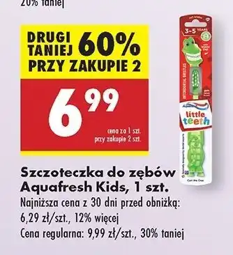 Biedronka Szczoteczka do zębów 3-5 Aquafresh Little Teeth oferta