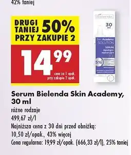 Biedronka Serum łagodząco-regenerujące Bielenda Skin Academy Solution oferta