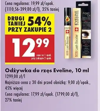 Biedronka Odżywka do rzęs Eveline Sos Lash Booster oferta