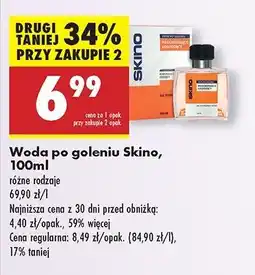 Biedronka Płyn po goleniu regenerujaco łagodzący Skino oferta