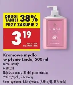 Biedronka Mydło w płynie róża i peonia Linda oferta