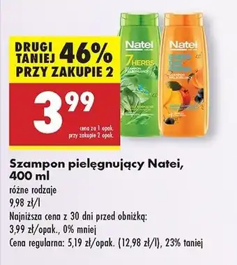 Biedronka Szampon do włosów Natei Every Day Fresh oferta