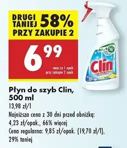 Biedronka Płyn do mycia szyb lemon Clin Windows & Glass oferta