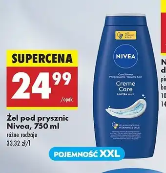 Biedronka Żel pod prysznic Nivea Creme Care oferta