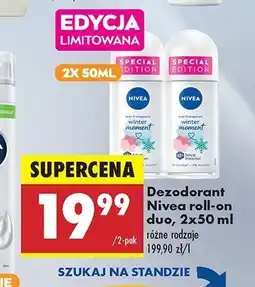 Biedronka Antyperspirant winter moment Nivea oferta