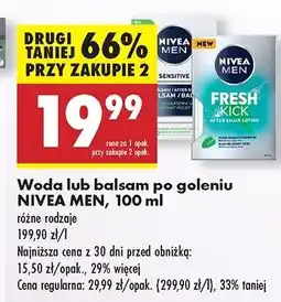 Biedronka Balsam po goleniu natychmiastowa ulga Nivea Men Sensitive oferta