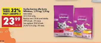 Biedronka Karma dla kota z pyszną wołowiną Whiskas oferta