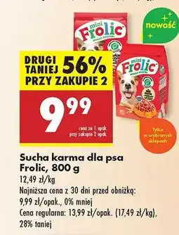 Biedronka Karma dla psa mini Frolic oferta