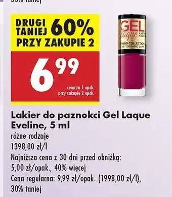 Biedronka Lakier do paznokci żelowy 81 Eveline Gel Laque Neon Lunacy oferta