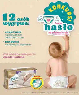 Biedronka Pieluszki dla dzieci maxi Dada Extra Care oferta