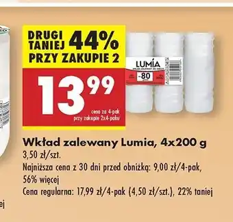 Biedronka Wkład zalewany 200 g Lumia oferta