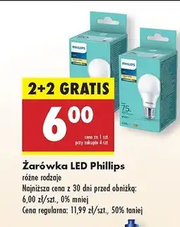 Biedronka Żarówka 75w Philips oferta