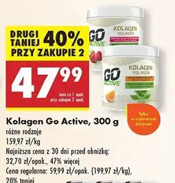 Biedronka Kolagen pomarańczowy Go Active oferta