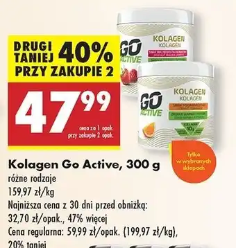 Biedronka Kolagen pomarańczowy Go Active oferta