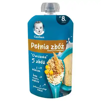 E.Leclerc Gerber Pełnia zbóż Owsianka 5 zbóż po dla niemowląt 8. miesiącu 110 g oferta