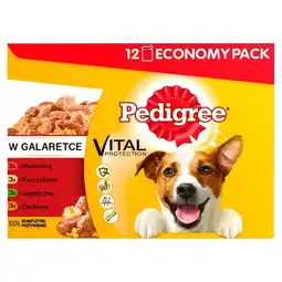 E.Leclerc Pedigree Vital Protection Karma pełnoporcjowa w galaretce 1,2 kg (12 x 100 g) oferta