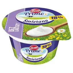 E.Leclerc Zott Primo Bez laktozy Śmietana 18 % 180 g oferta