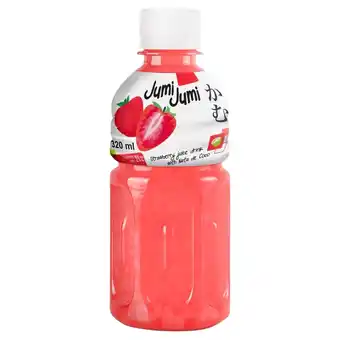 E.Leclerc JumiJumi Napój truskawkowy z kawałkami galaretki kokosowej nata de coco 320 ml oferta