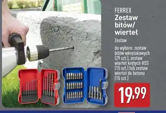 ALDI Zestaw bitów i wierteł Ferrex oferta