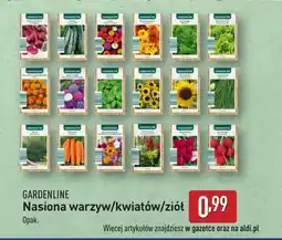 ALDI Nasiona kwiatów Gardenline oferta