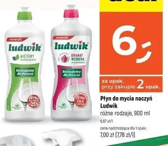 Dealz Płyn do mycia naczyń premium granat werbena Ludwik oferta