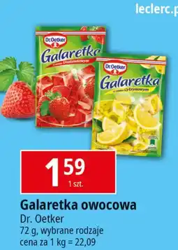 E.Leclerc Galaretka cytrynowa Dr. Oetker oferta