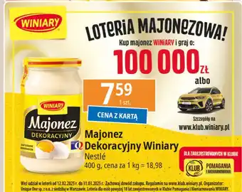 E.Leclerc Majonez dekoracyjny Winiary oferta