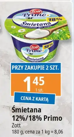 E.Leclerc Śmietana 12% Zott Primo oferta