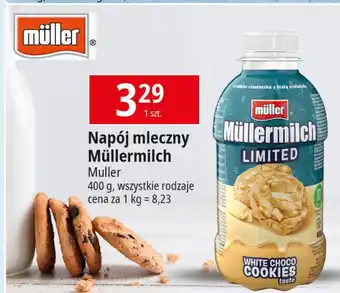 E.Leclerc Napój mleczny white choco cookies Mullermilch Limited oferta