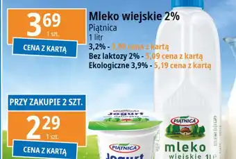 E.Leclerc Mleko ekologiczne 3.9% Piątnica oferta