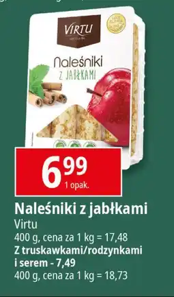 E.Leclerc Naleśniki z serem i rodzynkami Virtu oferta