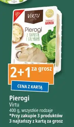 E.Leclerc Pierogi z kapustą i grzybami Virtu oferta