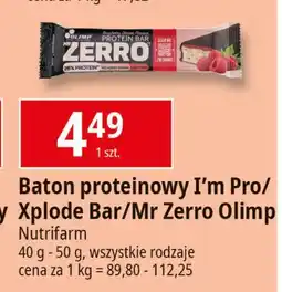 E.Leclerc Baton proteinowy z malinami i czekoladą Olimp Sport Nutrition Mr Zerro oferta