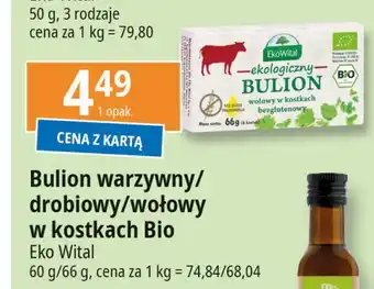 E.Leclerc Bulion ekologiczny wołowy w kostkach Ekowital oferta