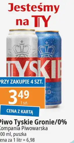 E.Leclerc Piwo Tyskie 0.0% oferta