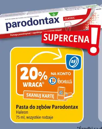 E.Leclerc Pasta do zębów Parodontax Classic oferta