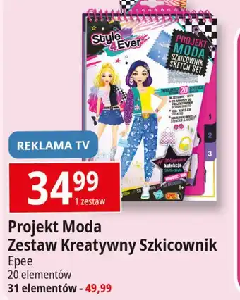 E.Leclerc Projekt moda zestaw kreatywny szkicownik 31 el. Epee oferta