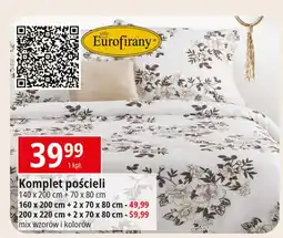 E.Leclerc Komplet pościeli z mikrofibry 220 x 200 + 2 70 80 cm Eurofirany oferta