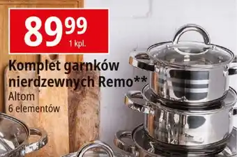 E.Leclerc Komplet garnków remo Altom Design oferta