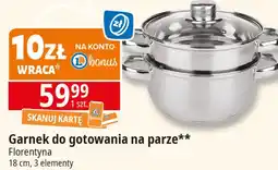 E.Leclerc Garnek do gotowania na parze 18 cm Florentyna oferta