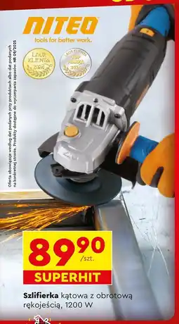 Biedronka Szlifierka kątowa 1200 w Niteo Tools oferta