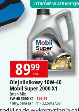 E.Leclerc Olej 5w40 Mobil Super 2000 oferta