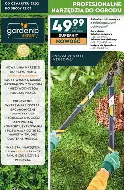 Biedronka Nożyce do żywopłotu Gardenic oferta