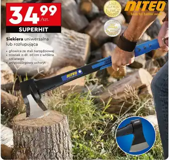 Biedronka Siekiera rozłupująca Niteo Tools oferta