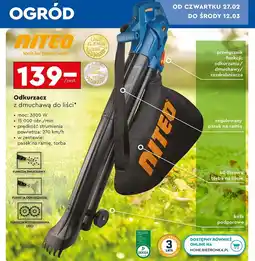 Biedronka Odkurzacz do liści 3300 w Niteo Tools oferta