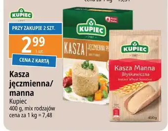 E.Leclerc Kasza manna błyskawiczna Kupiec oferta