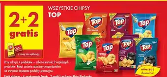 Biedronka Chipsy kettle o smaku octu i soli Top Chips oferta