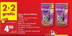 Biedronka Karma dla kota z kurczakiem w sosie Whiskas oferta