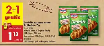 Biedronka Drożdże instant Dr. Oetker oferta