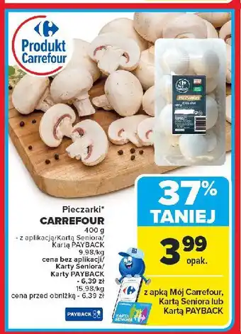 Carrefour Market Pieczarki Carrefour targ świeżości oferta